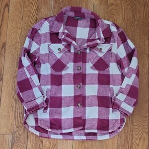 [20]Ladies Plaid Shacket
